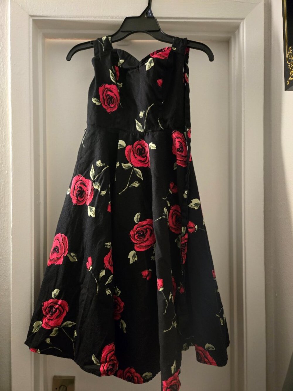 Rose Halter Pinup Dress